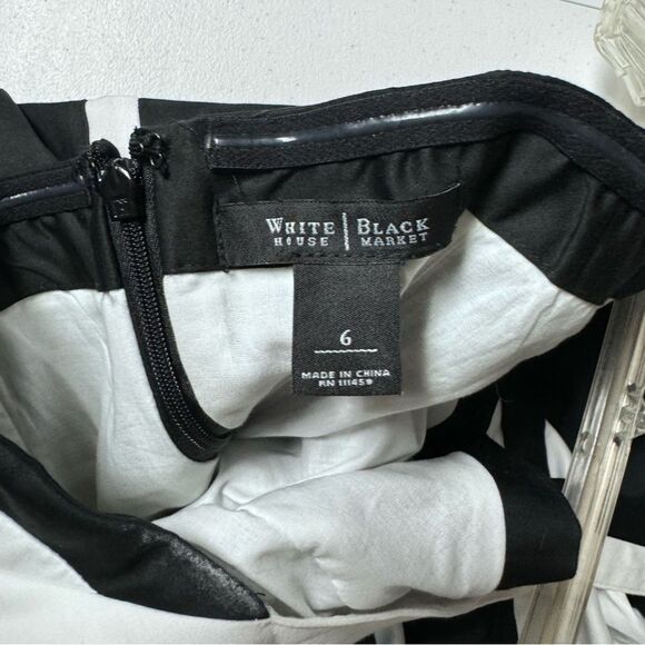 Chic Black and White Halter Dress - Picture 5 of 5